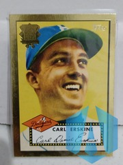 2001 Topps GOLD 1952 World Series Reprint 52R-3 #250 Carl Erskine